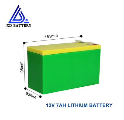 Kundengebundenes wieder aufladbares Lifepo4 Lithium 9000 der Batterie 12v 7ah Zyklus-Leben