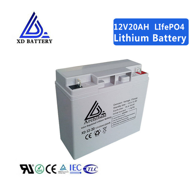 Tiefes Zyklus-Lithium Ion Battery For Rv, Soem Li Ion Rv Battery 20AH 12v