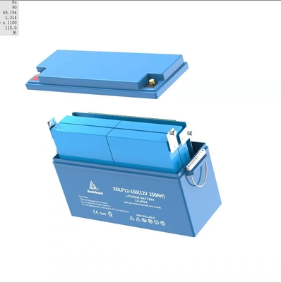 Elektrische Boote/elektrische Gabelstapler-Solar-30ah Lithium-Batterie 12v 197*166*180mm