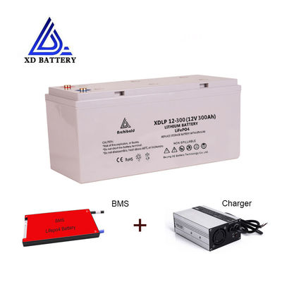 Lithium Ion Battery 300ah Lifepo4 12v für Zyklus-Leben SilkLP12-300 das Warnungs-des Apparat9000
