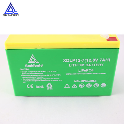 XDLP12-7 tiefe Lithium-Ion Battery Fors RV des Zyklus-12v 7ah Batterie-Auto-Yacht-Partei