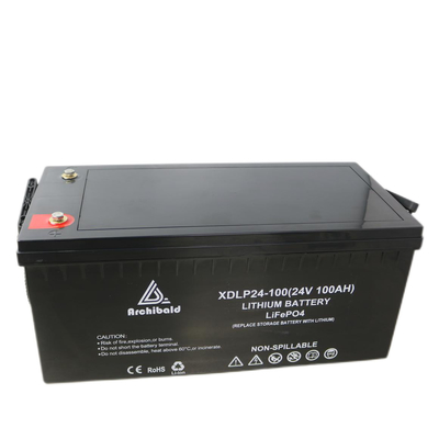 Batterie 24v 100ah der Boots-Lifepo4 langes Zyklus-Leben Soems/ODM